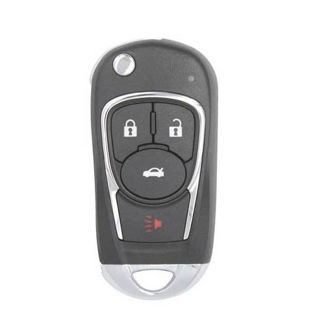 XHORSE Xhorse: Buick Style / 4-Button Universal Remote Key for VVDI Key Tool (Wired) XHS-XKBU02EN